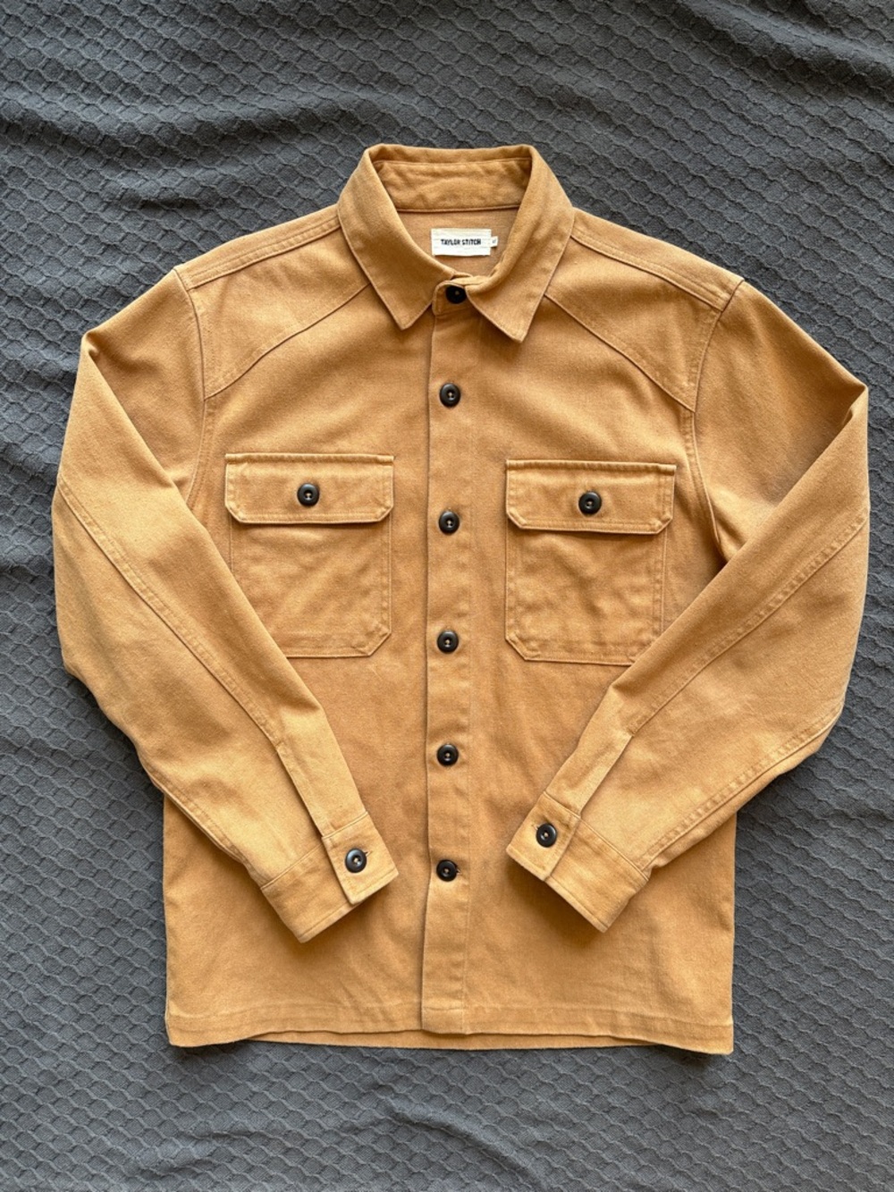 Taylor Stitch Tan/Tobacco Boss Duck Shop Shirt